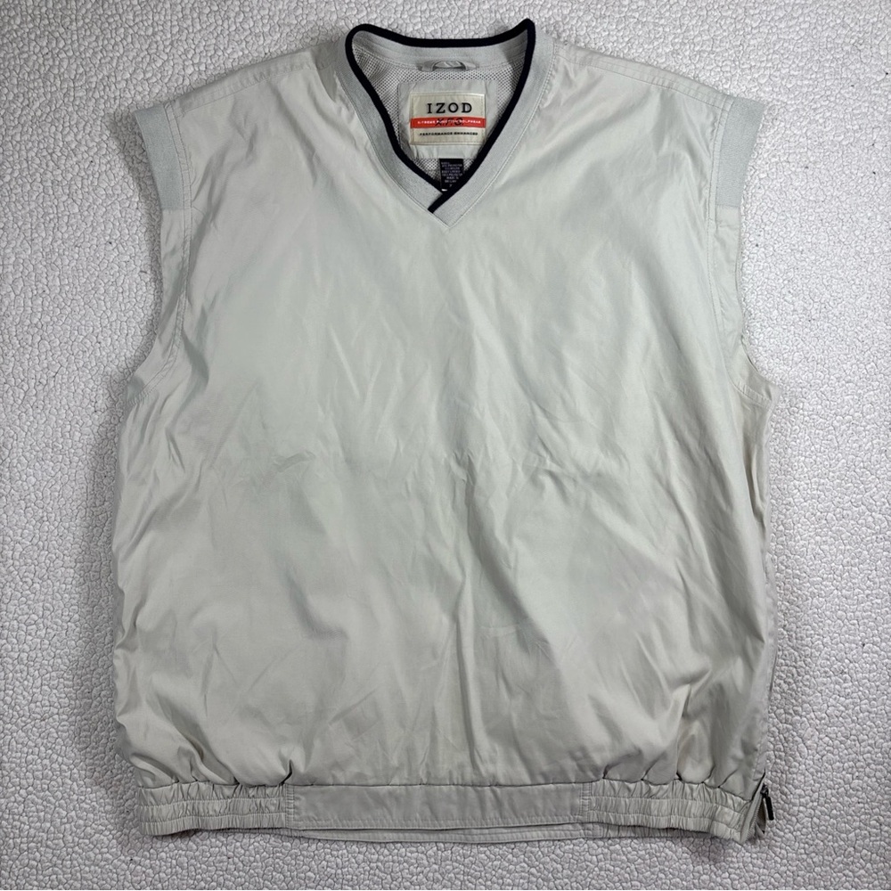 Izod X-Treme Function GW Beige‎ Men’s Performance Enhanced XXL Sleeveless Vest